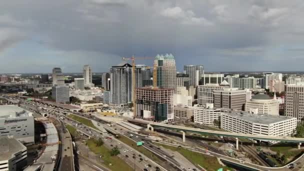 Aérea Del Centro Orlando — Vídeos de Stock