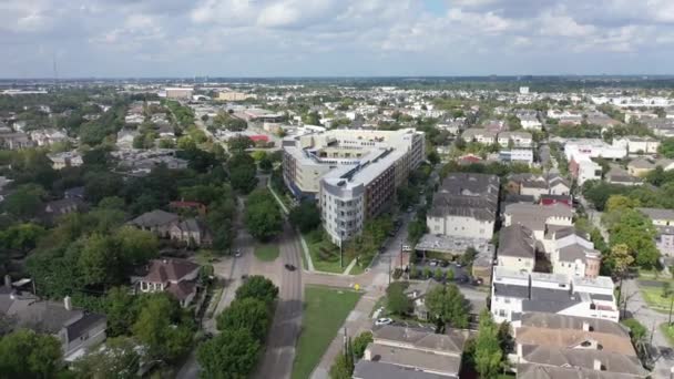 Aéreo Houston Texas Suburbios — Vídeos de Stock