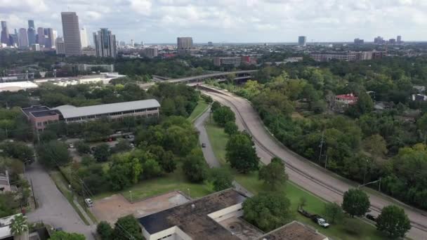 Κεραία Των Προαστίων Houston Texas — Αρχείο Βίντεο