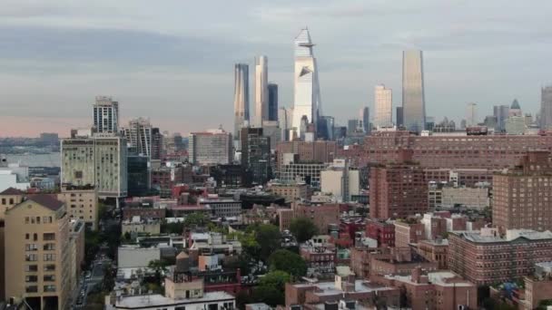 Aerial Hudson Yards Nyc — Stock Video