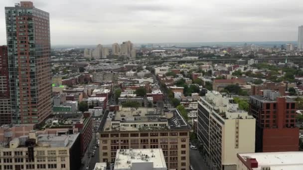 Antenne Van Jersey City Nieuwe Trui — Stockvideo