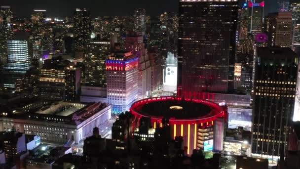 Antenne Des Madison Square Garden Nyc — Stockvideo