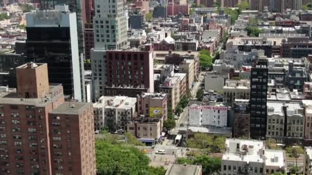 Aerial Lower East Side Manhattan — Stock Video