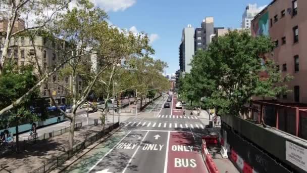 Aerial Lower East Side Manhattan — Stock Video