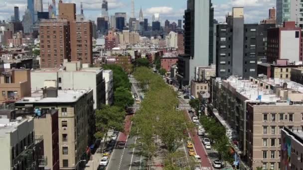 Manhattan Aşağı Doğu Tarafının Havalanması — Stok video