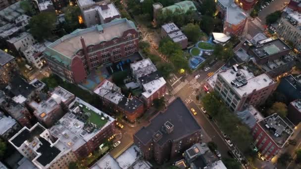 Antena Distrito Embalagem Carne Nyc — Vídeo de Stock