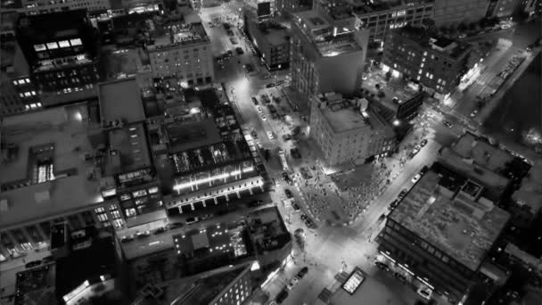 Antena Distrito Embalagem Carne Nyc — Vídeo de Stock