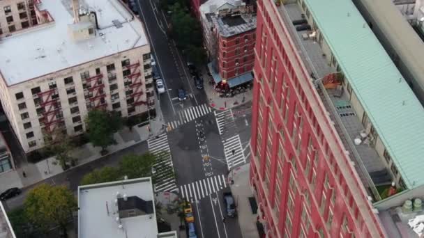 Antenne Des Fleischverarbeitungsbezirks Nyc — Stockvideo