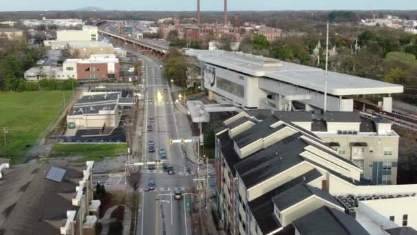 Flygbilder Från Atlantens Centrum — Stockvideo