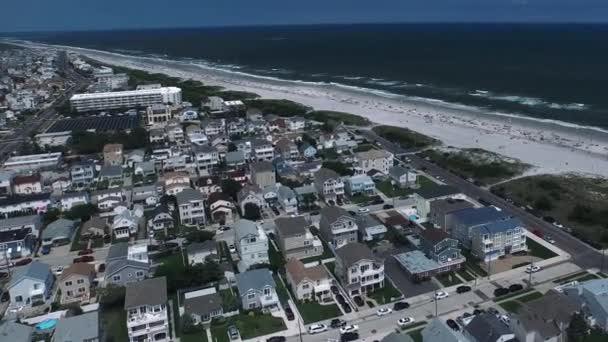 Brigantine Nieuwe Jersey Strand Stad — Stockvideo