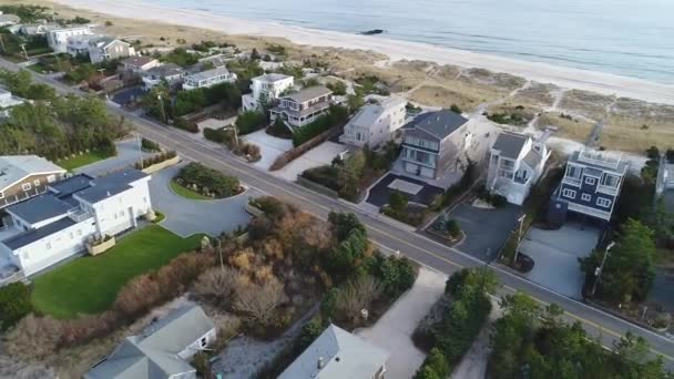 Hamptons Casas Apartamentos Duna Carretera — Vídeo de stock