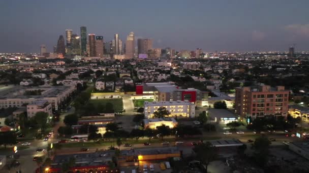 Video Von Houston Texas Antenne — Stockvideo