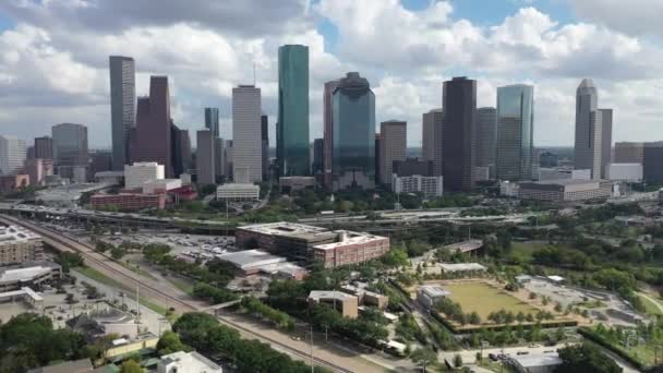 Videó Houston Texas Légi Felvételeiről — Stock videók