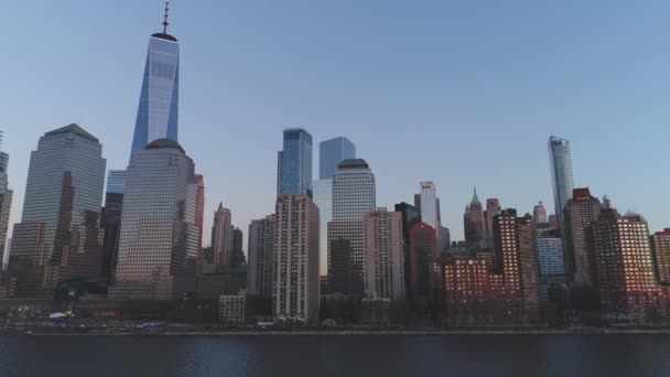 Video Nyc Downtown Arhitecture — Stock Video