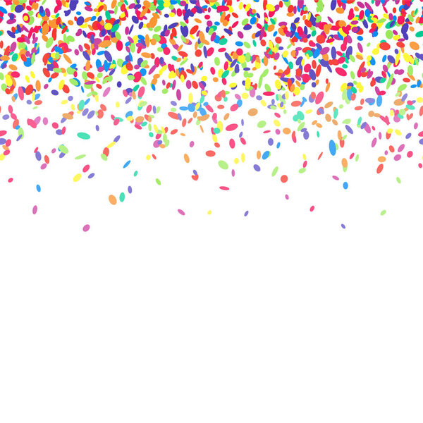 Colorful confetti background.