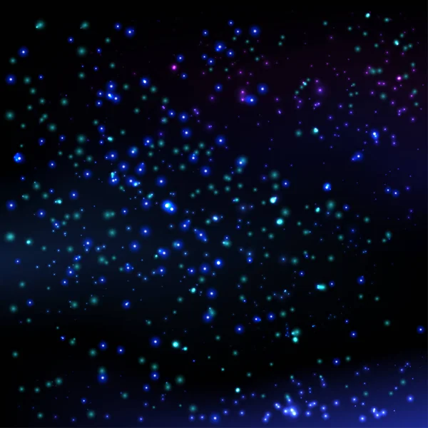 Estrellas cielo fondo . — Vector de stock