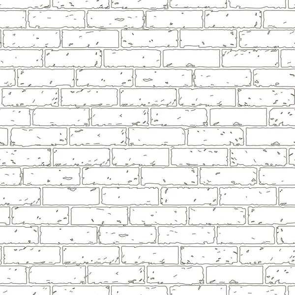 Vector illustration of brick wall. — Stock Vector