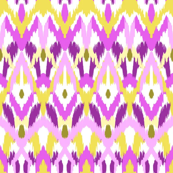 Ikat motif sans couture — Image vectorielle