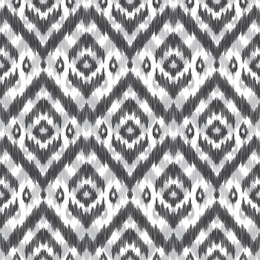 Dikişsiz ikat desen.