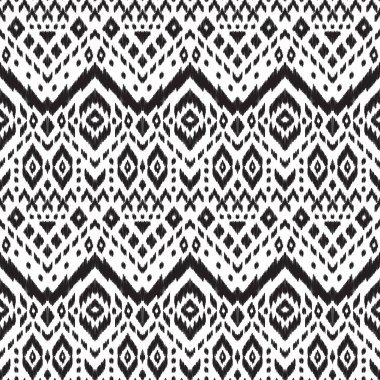 siyah-beyaz vektör seamless modeli.