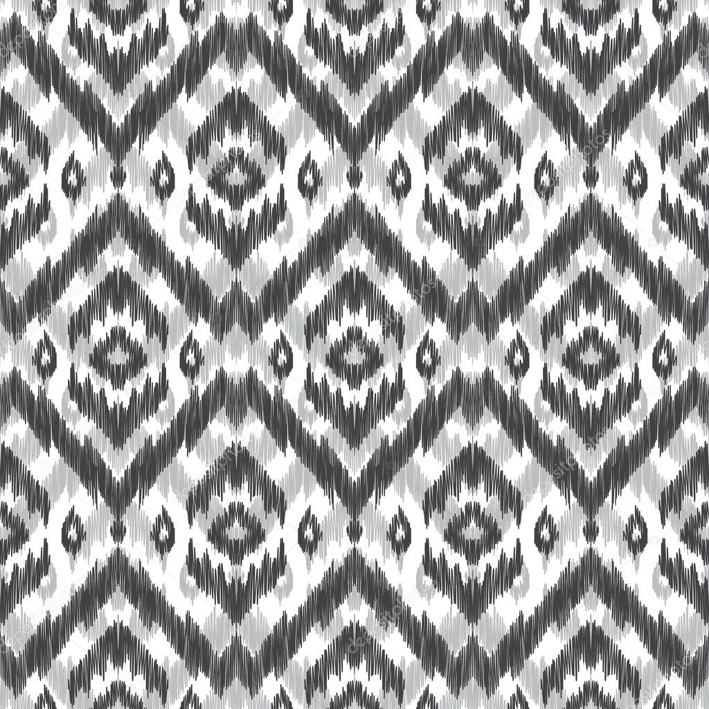 Seamless ikat pattern.