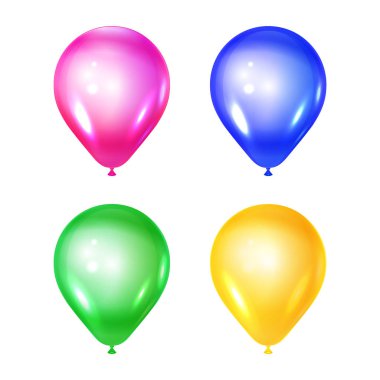Balonlar vektör kümesi