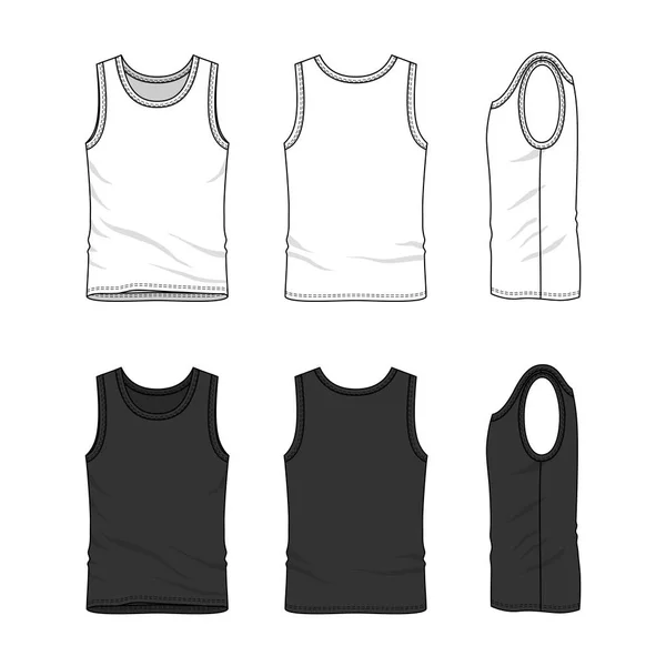 Conjunto de camiseta masculina . — Vector de stock