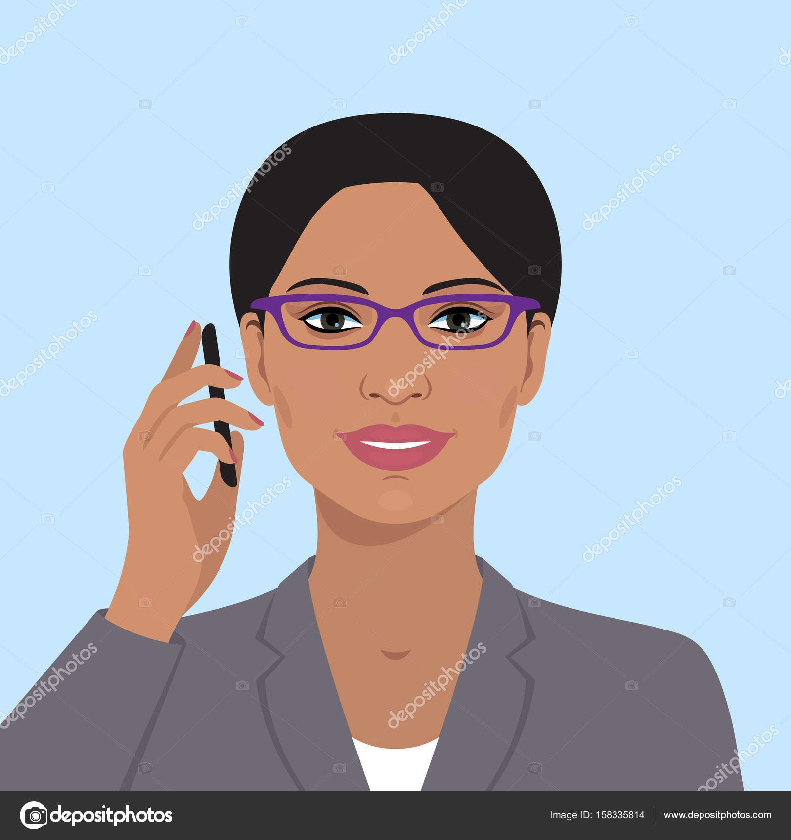 ファッショントレンド 綺麗な女性 ビジネス メガネ