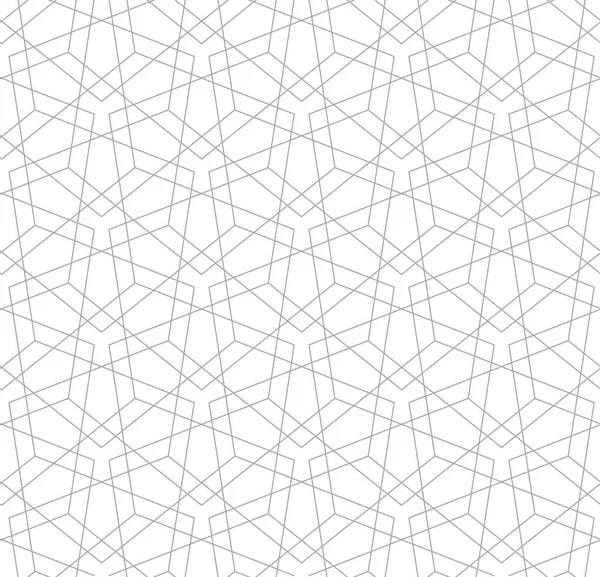 Modèle linéaire sans couture en couleur grise . — Image vectorielle