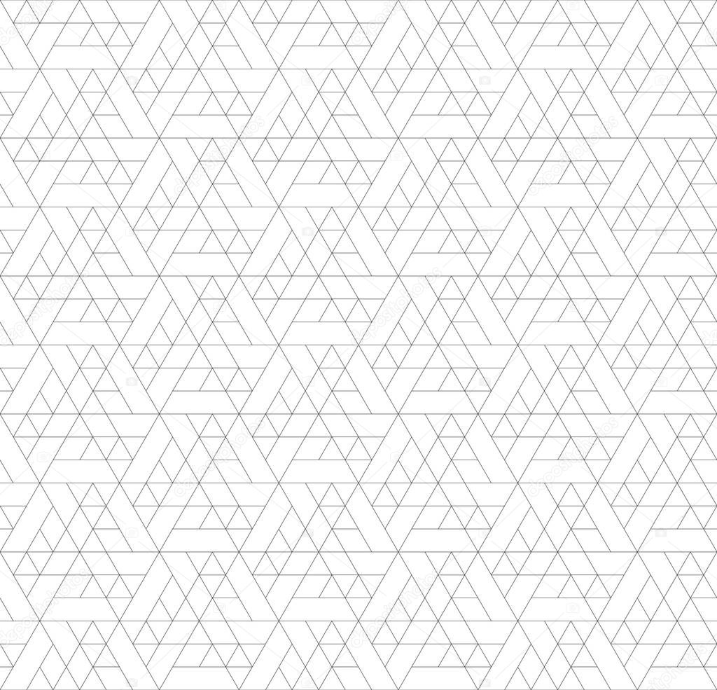 Abstract geometric seamless linear pattern.