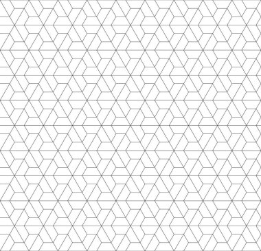 Soyut geometrik dikişsiz doğrusal desen.