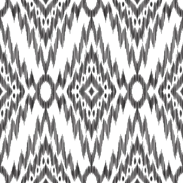 Ikat seamless pattern. Tribal background. Royalty Free Stock Vectors