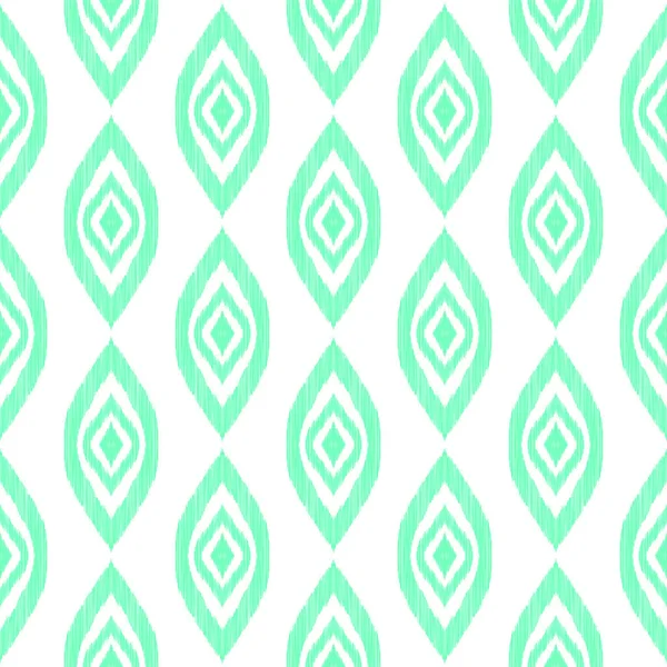 Fondo tribal blanco y verde . — Vector de stock