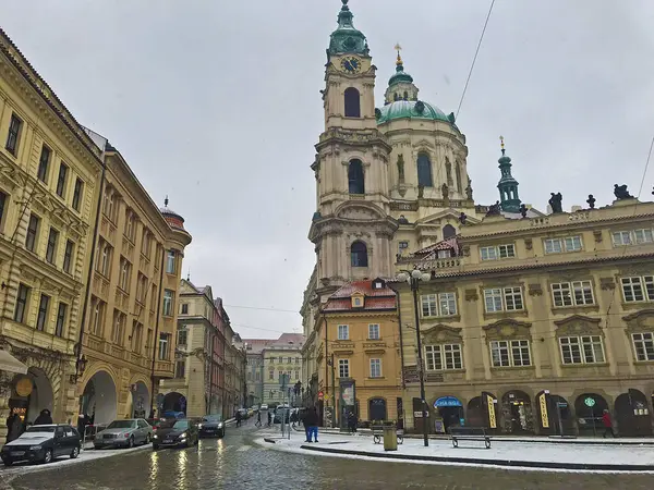 Ruas Praga Estação Primavera — Fotografia de Stock