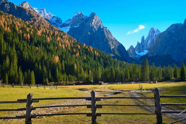 Cima Dodici Zwlferkofel Croda Dei Toni Dalla Val Fiscalina Fischleinvalley — Stok fotoğraf