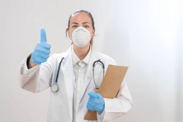 Coronavirus Portrait Doctors Nurses Working Hospitals Fighting Coronavirus Doctors Heroes — Stock Photo, Image