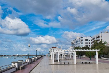Arrecife, Lanzarote, Kanarya Adaları, İspanya, Avrupa 'da yürüyüş ve park