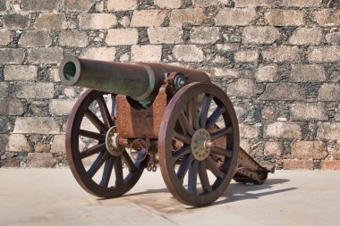 Eski top kalede, korsan savunma lanzarot kanarya adalarında İspanya