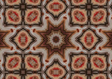 Kaleyidoscope Geometrik Soyut Fraktal arkaplan