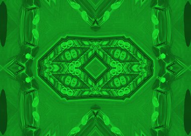 Soyut Arkaplan Kavramsal Düzen Simetrik Dekoratif Dekoratif Kaleydoskop Hareketi Geometrik Çember ve Yıldız Fraktal Şekilleri