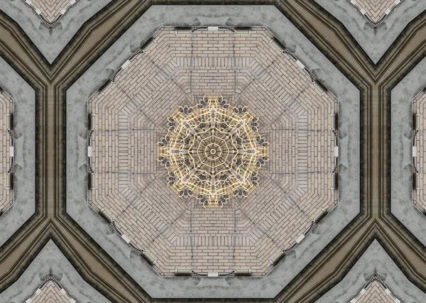 Αφηρημένο Μοτίβο Φόντου Αφηρημένη Έννοια Φόντου Συμμετρικό Μοτίβο Διακοσμητική Διακοσμητική — Φωτογραφία Αρχείου
