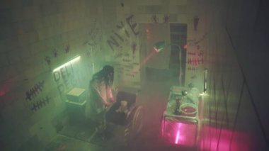 Psikiyatri hastanesinde yatan hasta