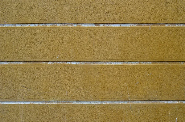 Pared Amarilla Con Líneas Blancas Hormigón — Foto de Stock
