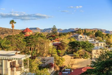 Windhoek zengin resedential alan çeyrek mounta ile tepelerde