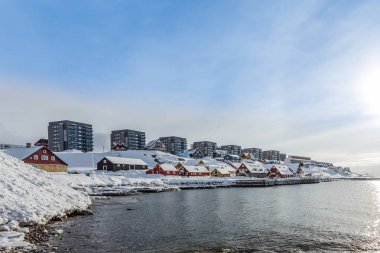 Nuuk eski liman görünümü