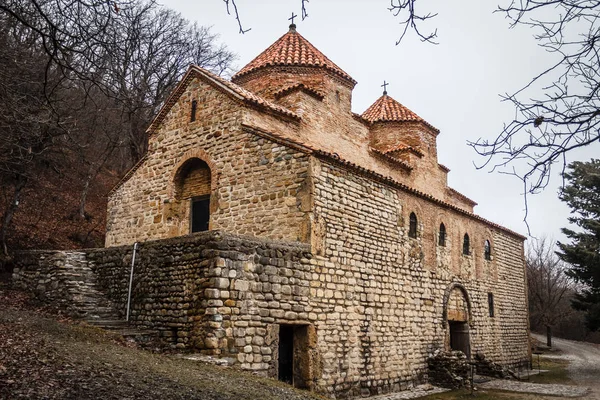 Kvelacminda eski VIII. yüzyıl Kilisesi, Gurdjaani, Kaheti, Gürcistan — Stok fotoğraf