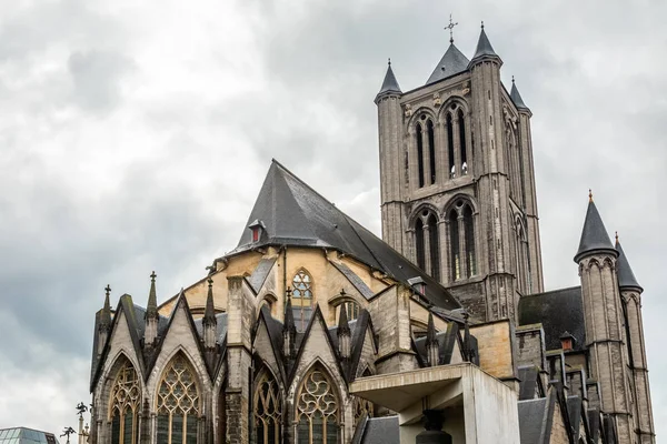 De kathedraal van Sint Nicolaas, Gent, België — Stockfoto