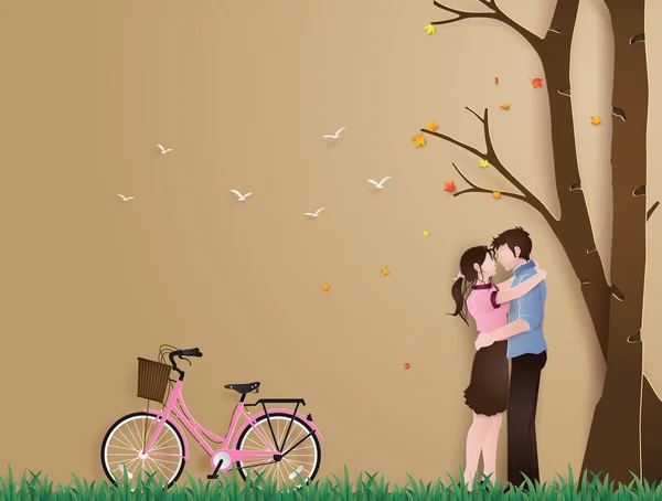 Illustration of love and valentine's Day . — Stock Vector