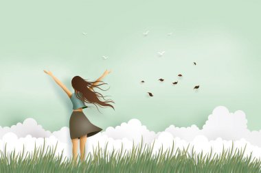 Kadının gün illüstrasyon