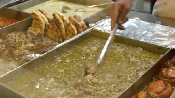 Refeição Turca Kebab Cozinha Turca — Vídeo de Stock